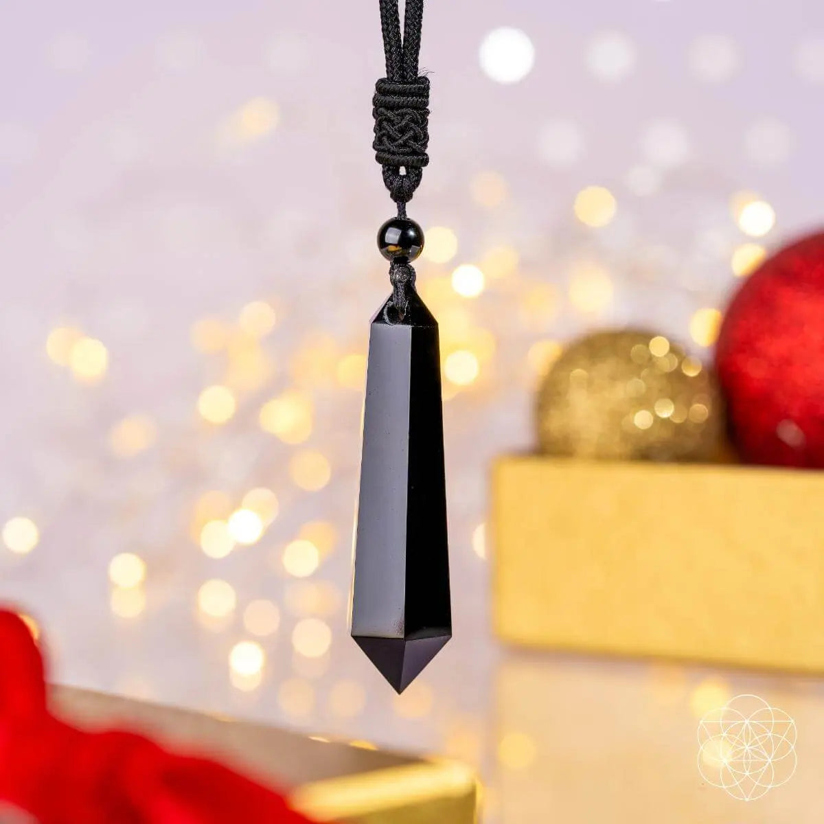 The Black Obsidian Talisman of Protection Pendant - Be Bliss Boutique