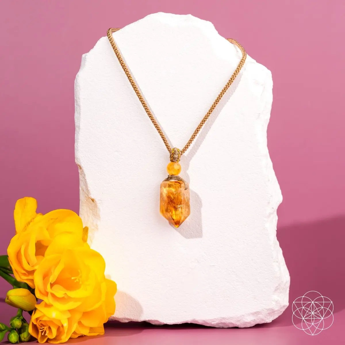 The Citrine aProsperity Pendant - Be Bliss Boutique