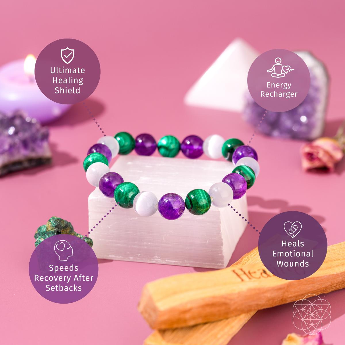 The Triple Healing Bracelet - Be Bliss Boutique