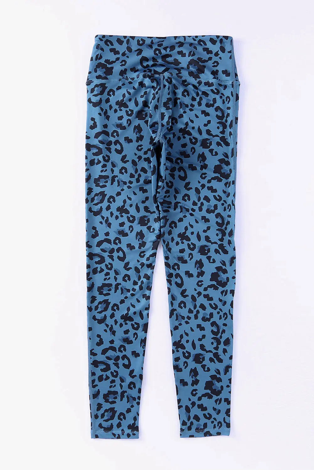 Leopard Print Wide Waistband Leggings - Be Bliss Boutique