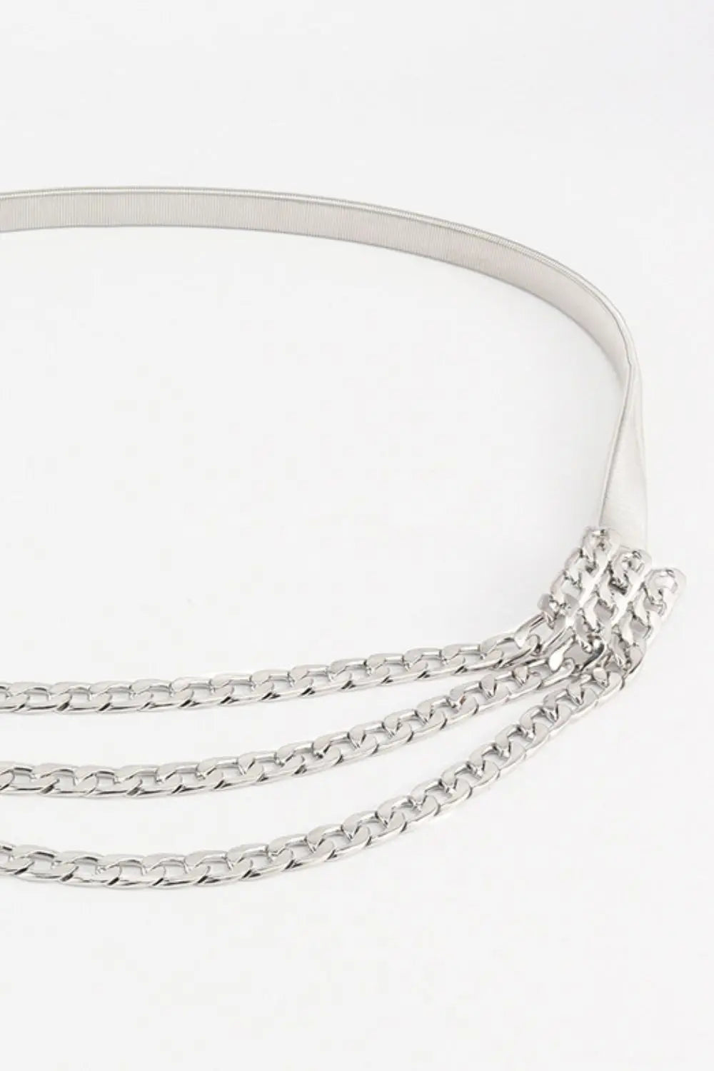 Metal Triple-Layered Chain Belt - Be Bliss Boutique