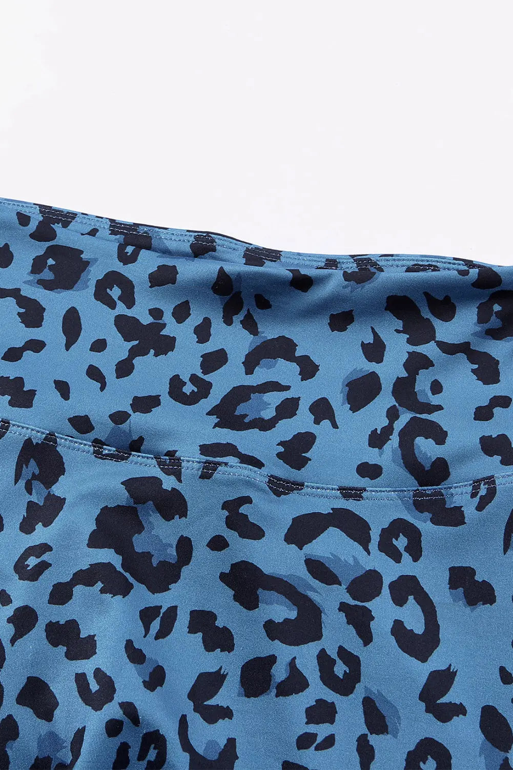 Leopard Print Wide Waistband Leggings - Be Bliss Boutique