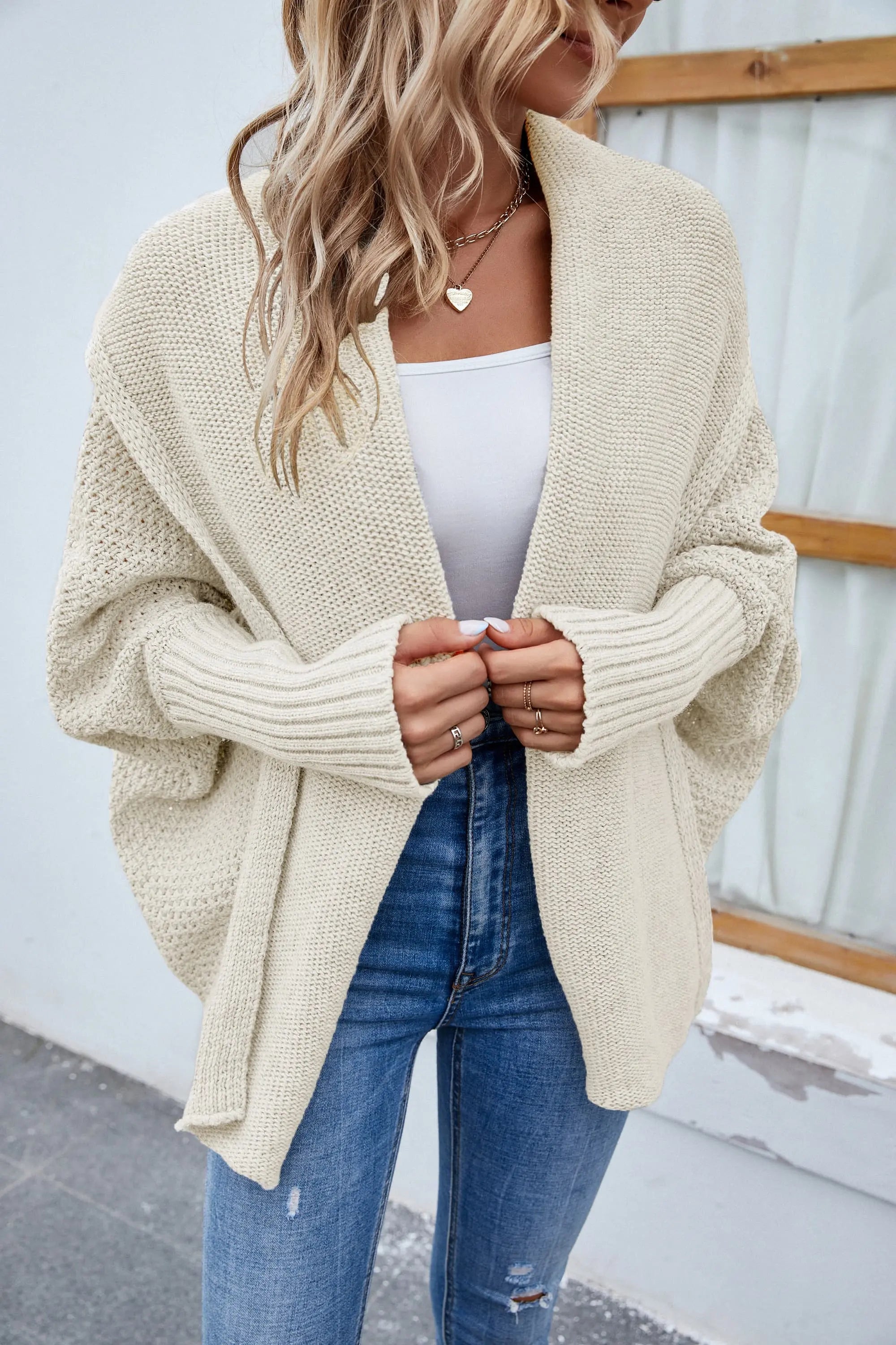 Open Front Long Sleeve Cardigan - Be Bliss Boutique