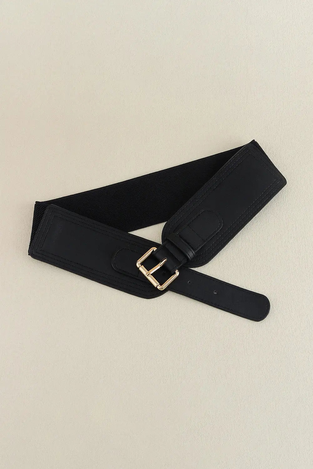 Elastic Wide PU Belt - Be Bliss Boutique