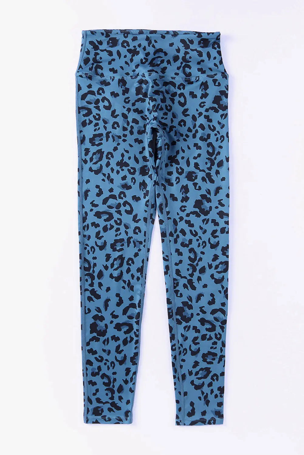 Leopard Print Wide Waistband Leggings - Be Bliss Boutique