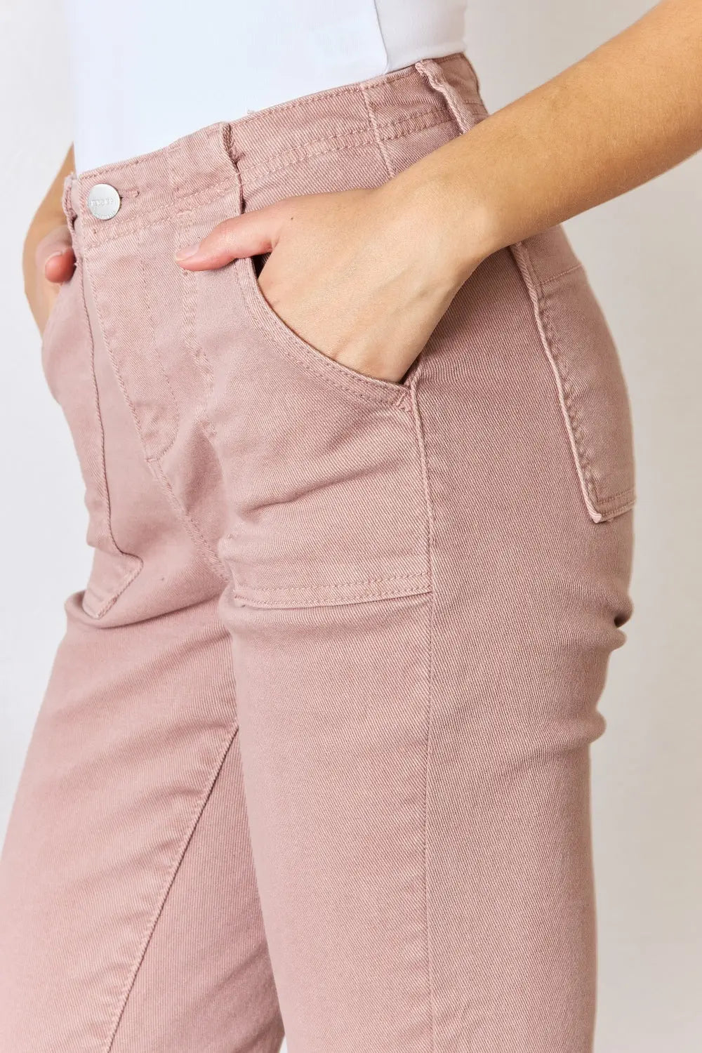 RISEN Full Size High Rise Ankle Flare Jeans - Be Bliss Boutique