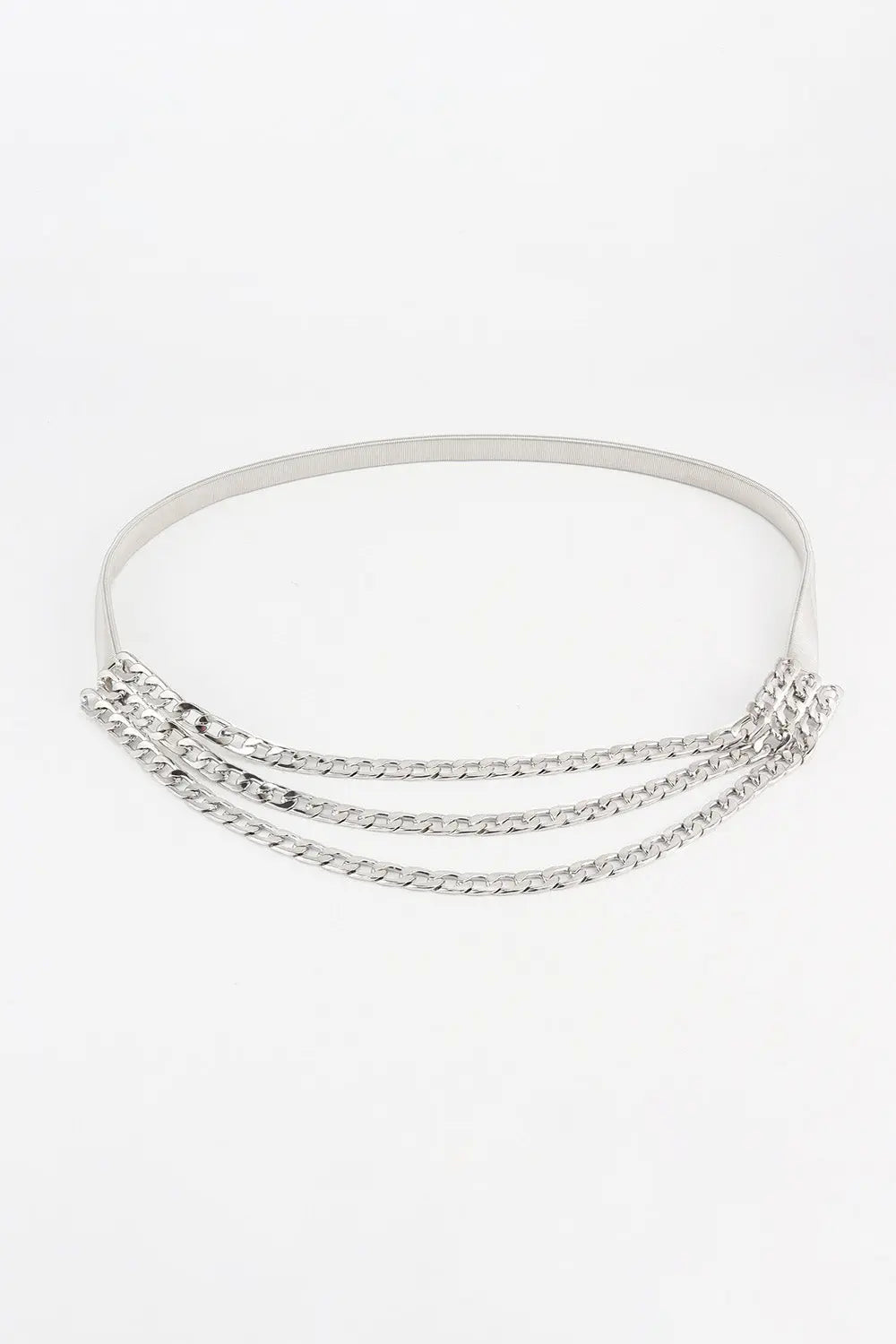 Metal Triple-Layered Chain Belt - Be Bliss Boutique