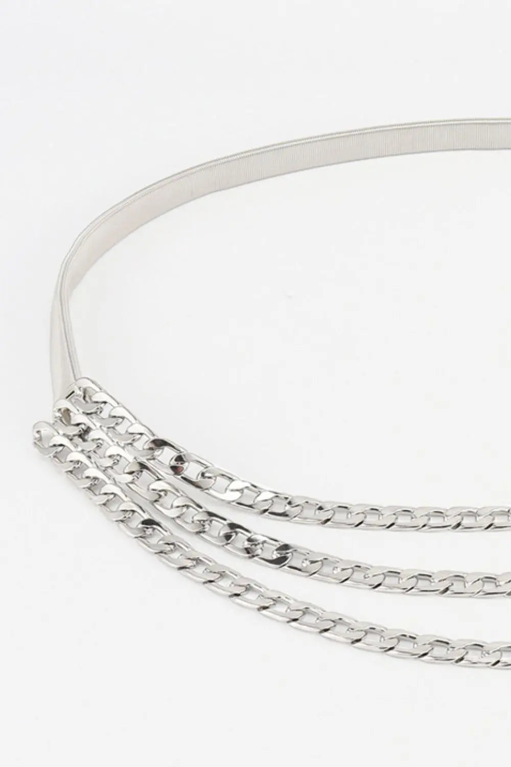 Metal Triple-Layered Chain Belt - Be Bliss Boutique