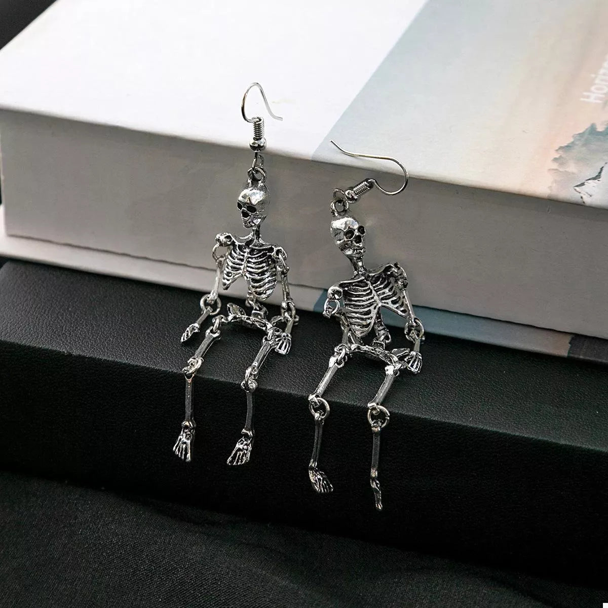 Halloween Skeleton Dangle Earrings -  Be Bliss Boutique