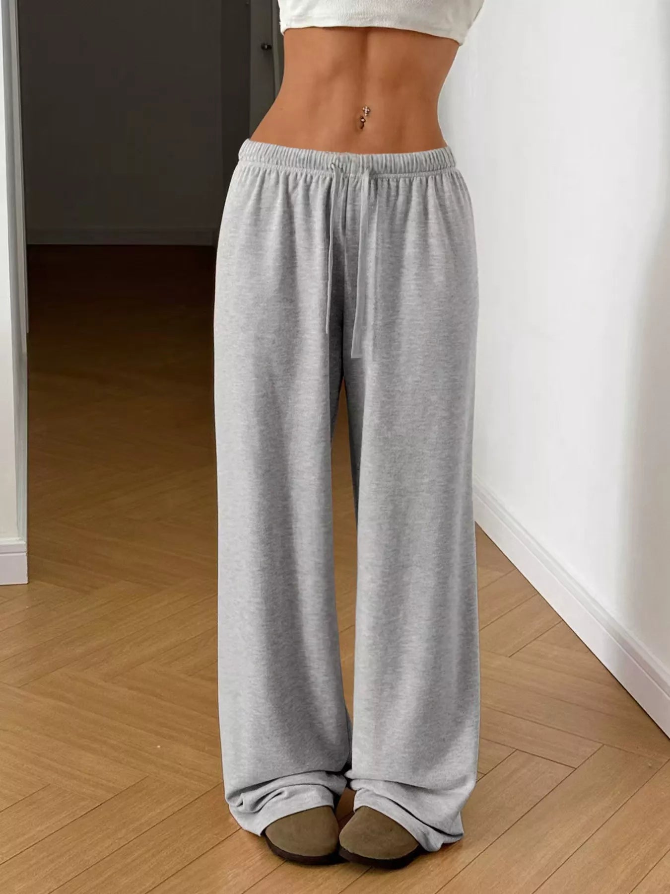 Drawstring Wide Leg Pants - Be Bliss Boutique