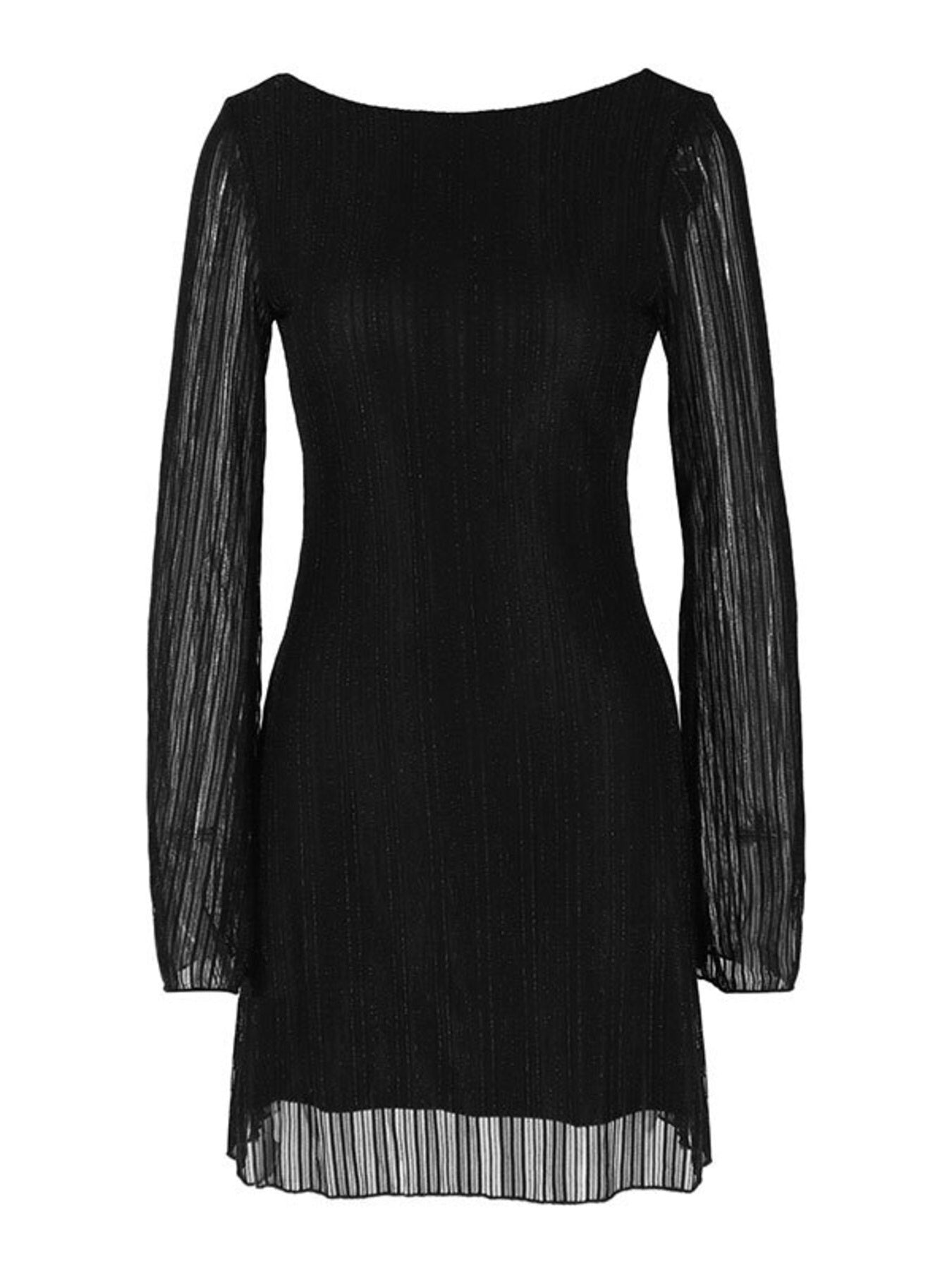 Backless Long Sleeve Mini Dress - Be Bliss Boutique