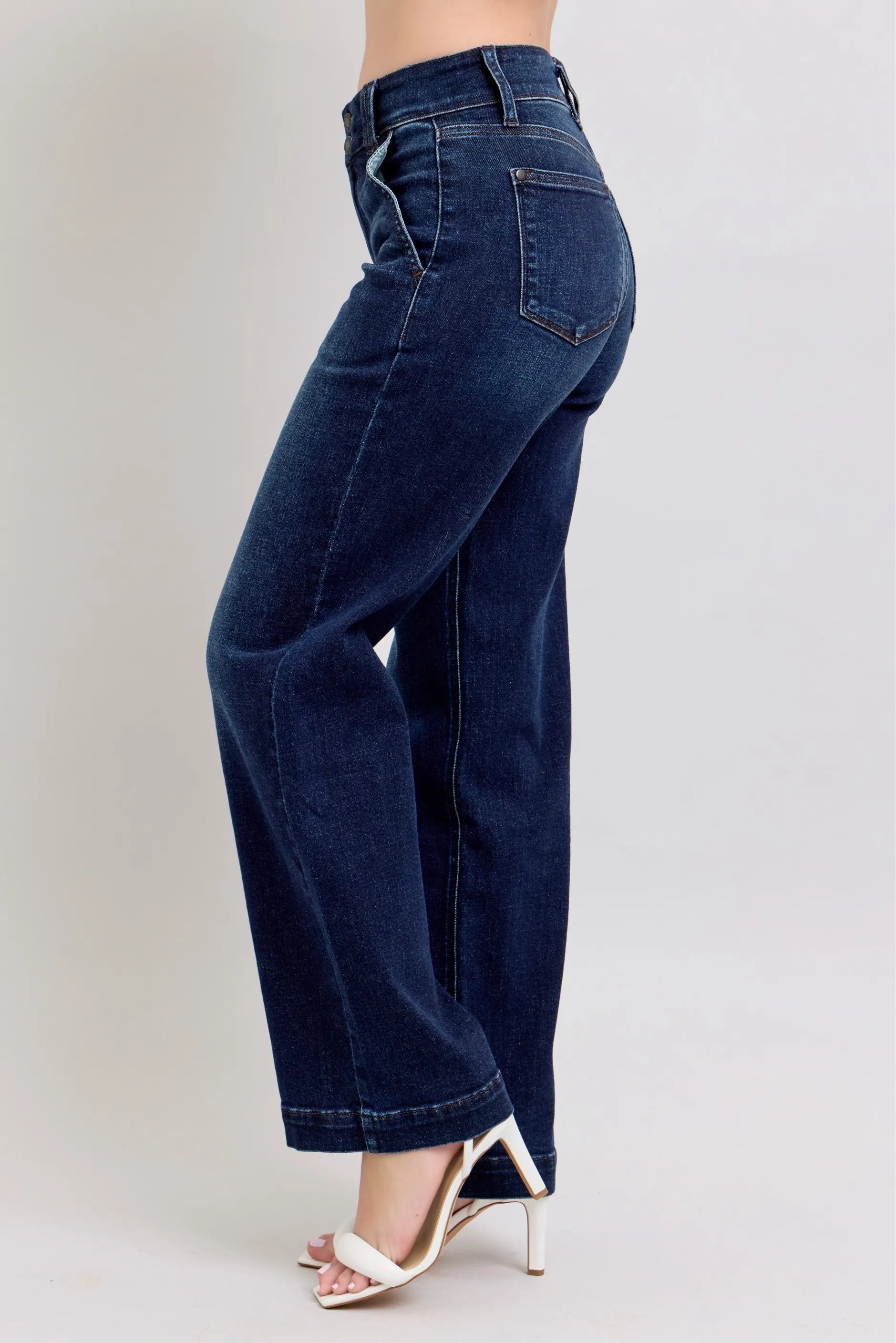 Judy Blue Jeans - High-Waisted Wide Leg Jeans -  Be Bliss Boutique