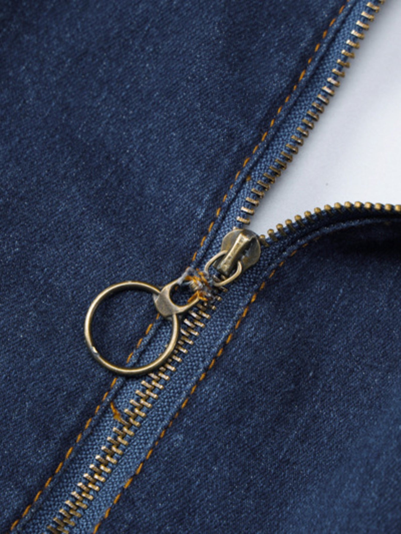 Zip Front Sleeveless Wide Leg Denim Jumpsuit - Be Bliss Boutique