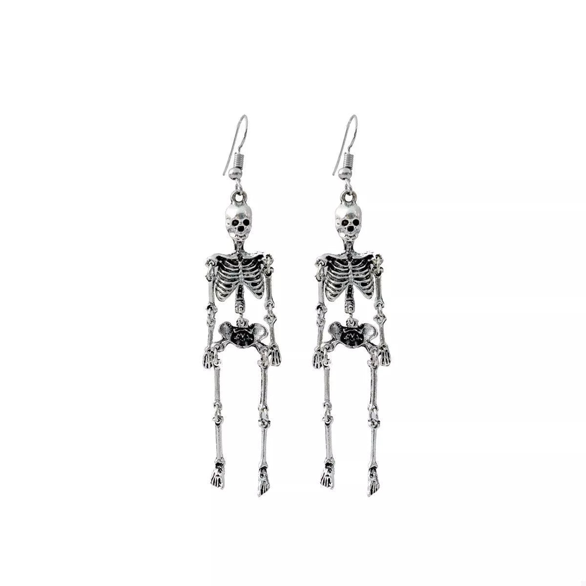 Halloween Skeleton Dangle Earrings -  Be Bliss Boutique