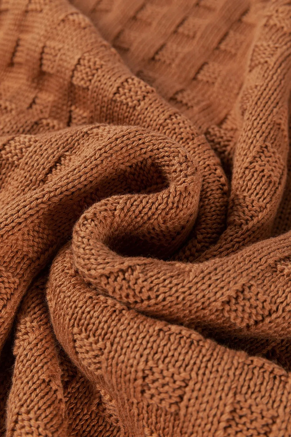 Textured Pattern Round Neck Sweater Vest -  Be Bliss Boutique