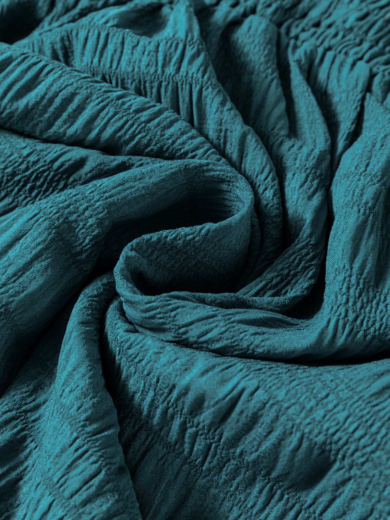 Shirred Pleated Square Neck Sleeveless Midi Dress - Be Bliss Boutique