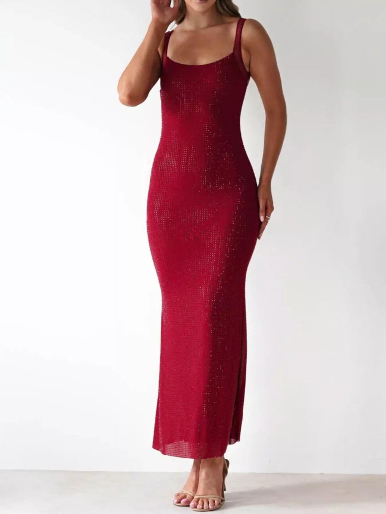 Backless Sleeveless Bodycon Maxi Dress - Be Bliss Boutique
