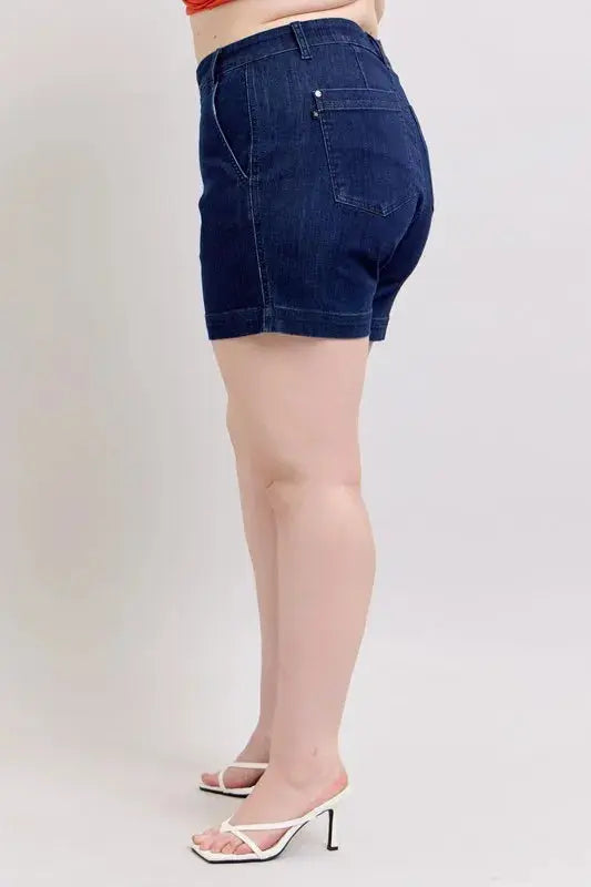 Judy Blue Full/Plus Size High Waist Denim Shorts | Be Bliss Boutique