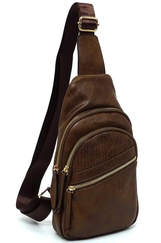 Laser Cut Printed Sling Bag - Be Bliss Boutique