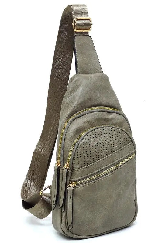 Laser Cut Printed Sling Bag - Be Bliss Boutique