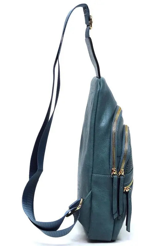 Laser Cut Printed Sling Bag - Be Bliss Boutique