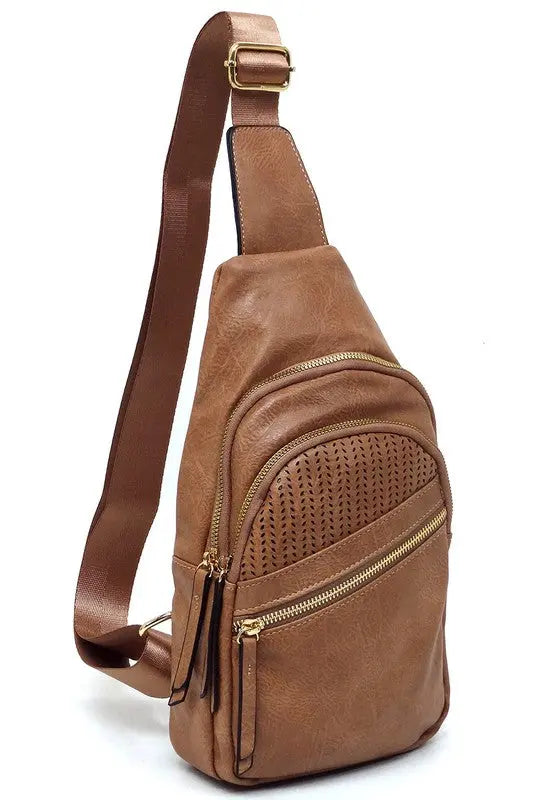 Laser Cut Printed Sling Bag - Be Bliss Boutique