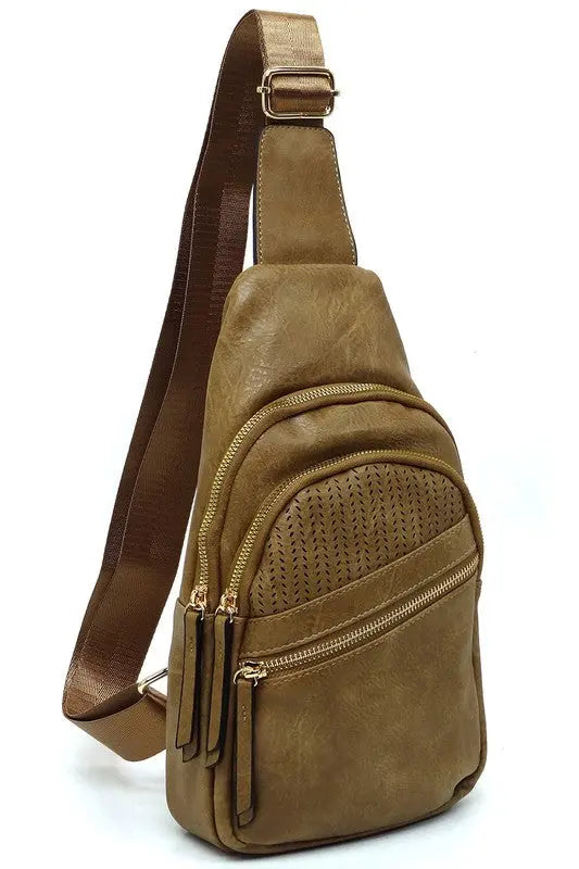 Laser Cut Printed Sling Bag - Be Bliss Boutique