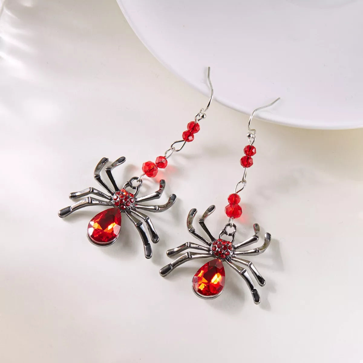 Halloween Spider Dangle Earrings - Be Bliss Boutique