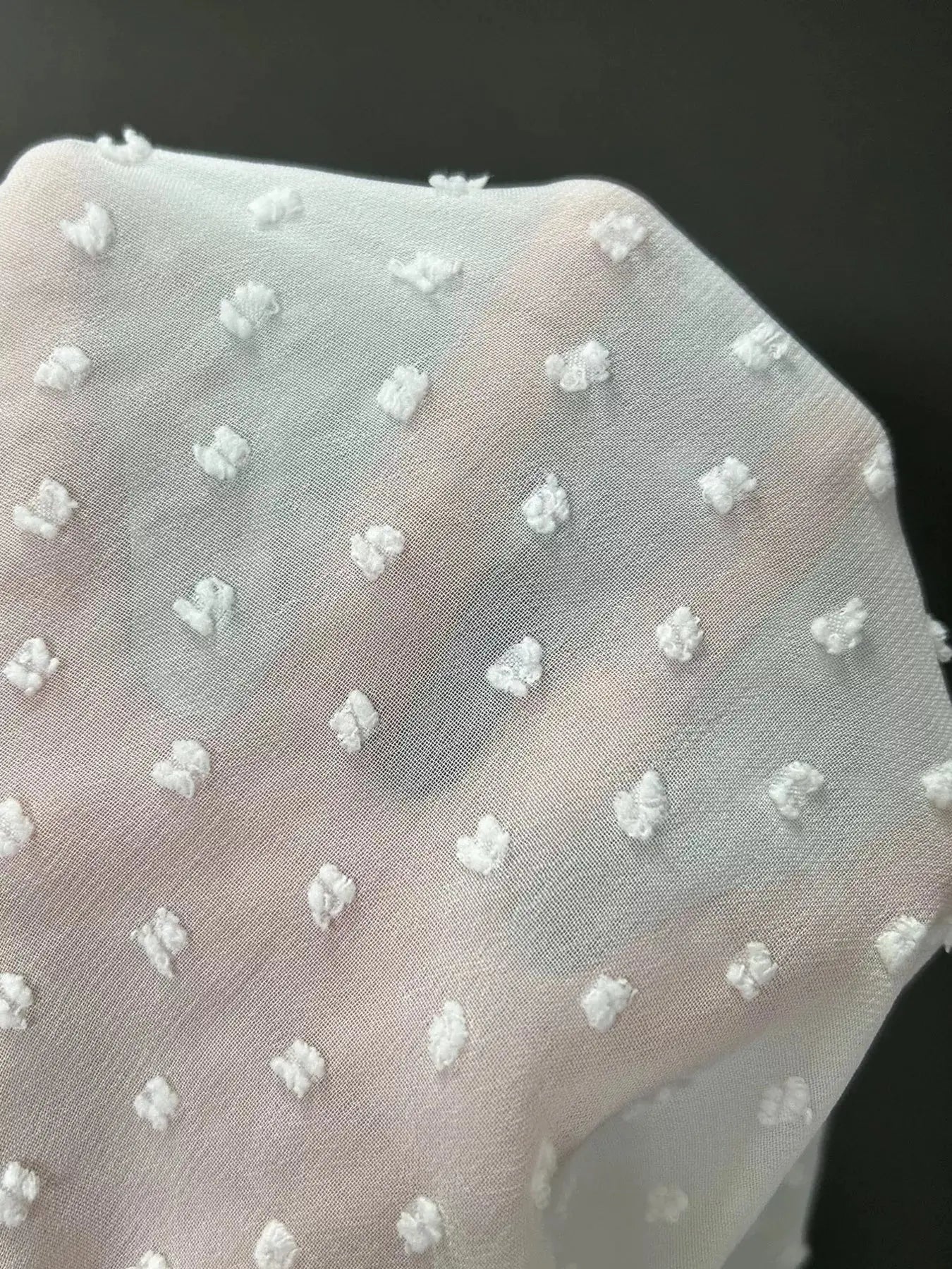 Lace Trimmed Swiss Dot Shirt - Be Bliss Boutique