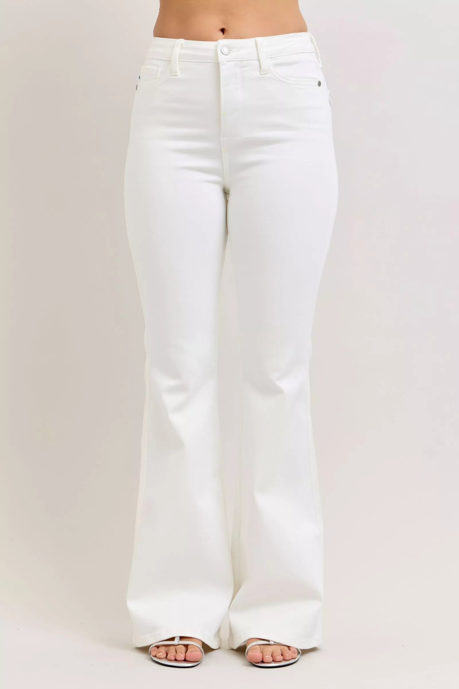 Judy Blue Jeans - High-Waisted Tummy Control Flare Jeans - Be Bliss Boutique