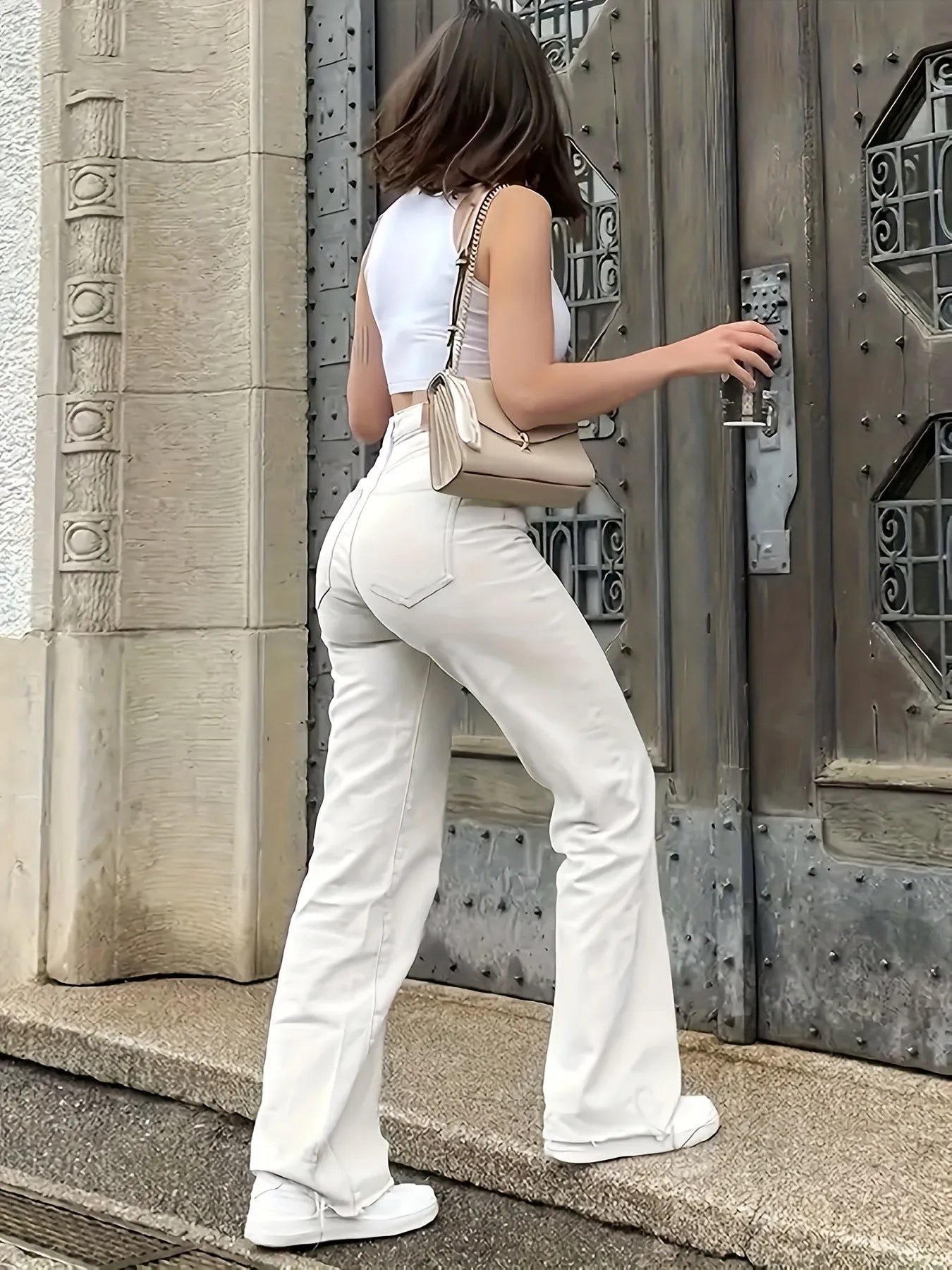 High-Waisted Wide Leg Jeans -  Be Bliss Boutique