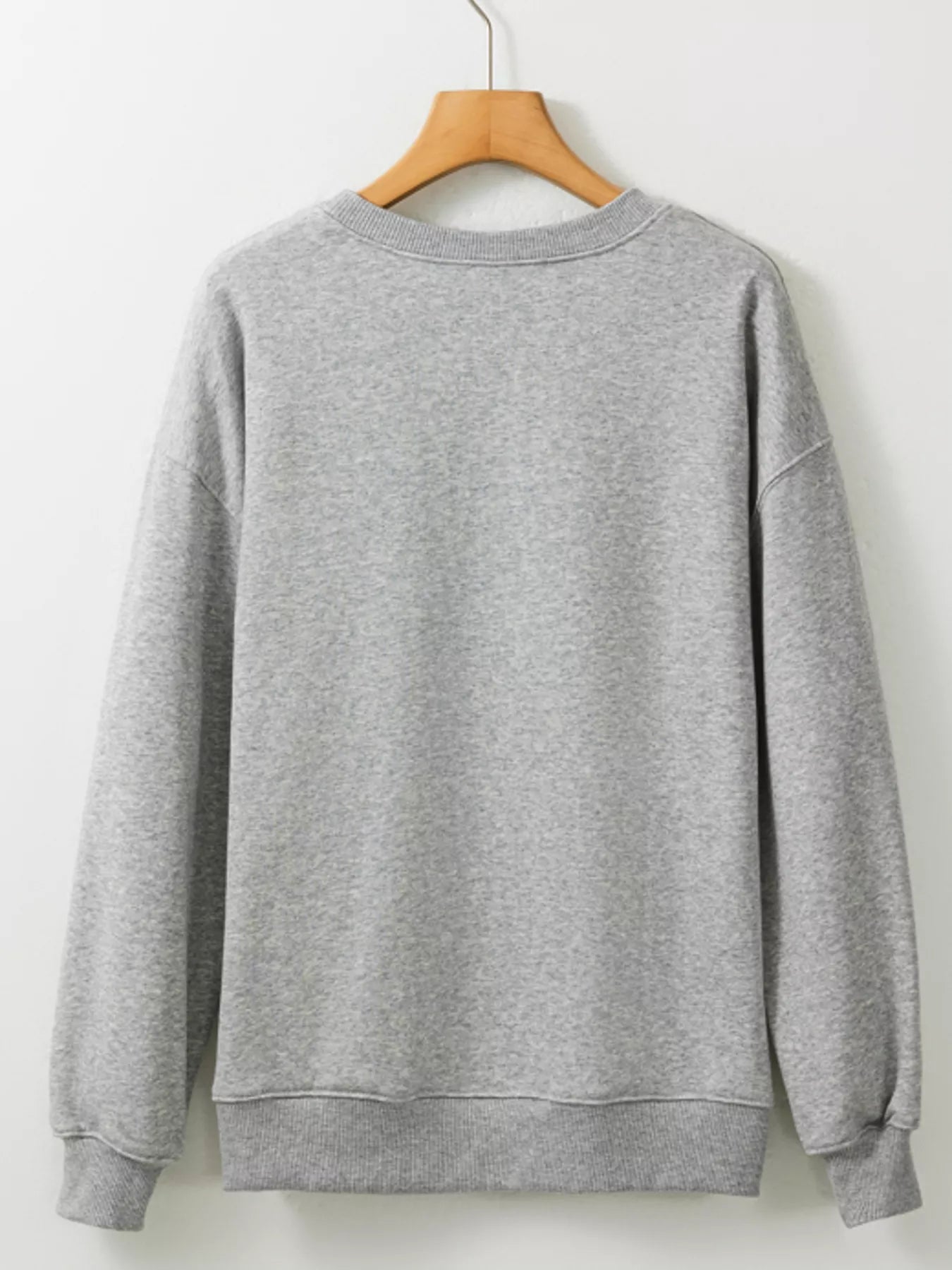 Round Neck Halloween Ghost Sweatshirt - Be Bliss Boutique