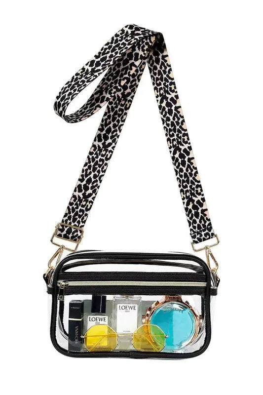 Kendall Leopard Stadium Camera Crossbody | Be Bliss Boutique