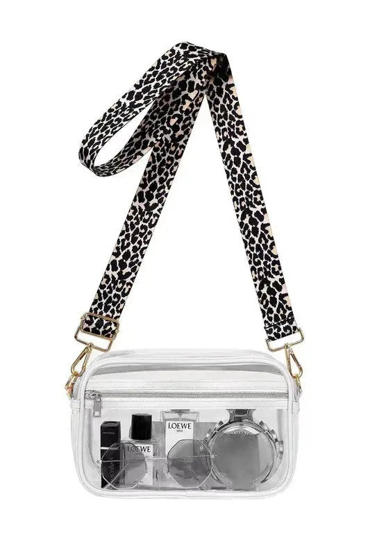 Kendall Leopard Stadium Camera Crossbody | Be Bliss Boutique