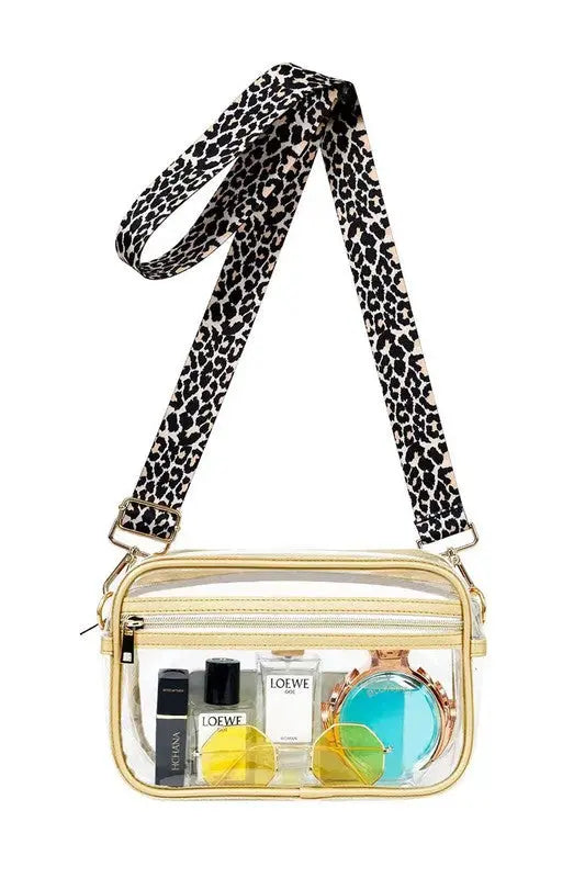 Kendall Leopard Stadium Camera Crossbody | Be Bliss Boutique