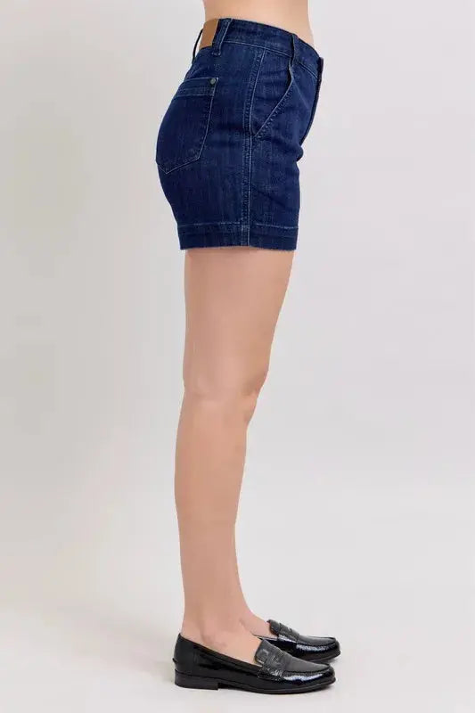 Judy Blue Full/Plus Size High Waist Denim Shorts | Be Bliss Boutique