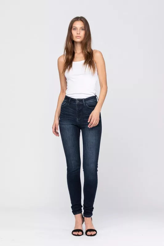 Judy Blue High Waist Washed Skinny Jeans - Be Bliss Boutique