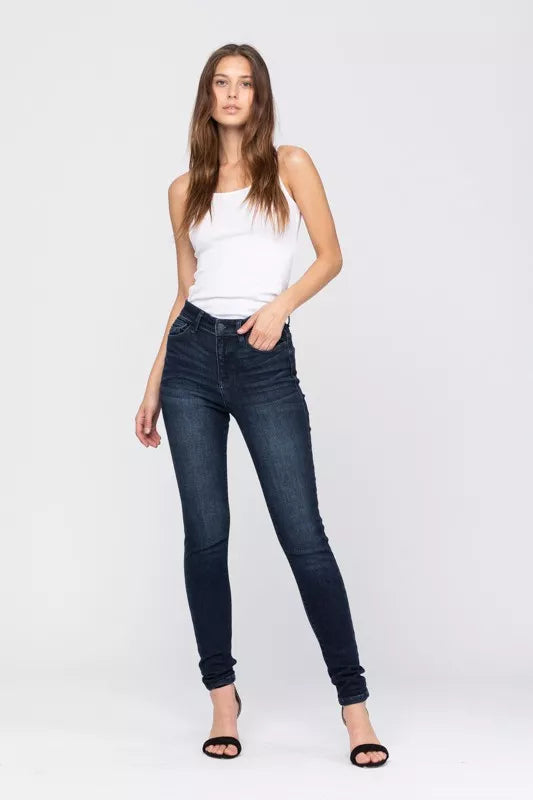 Judy Blue High Waist Washed Skinny Jeans - Be Bliss Boutique