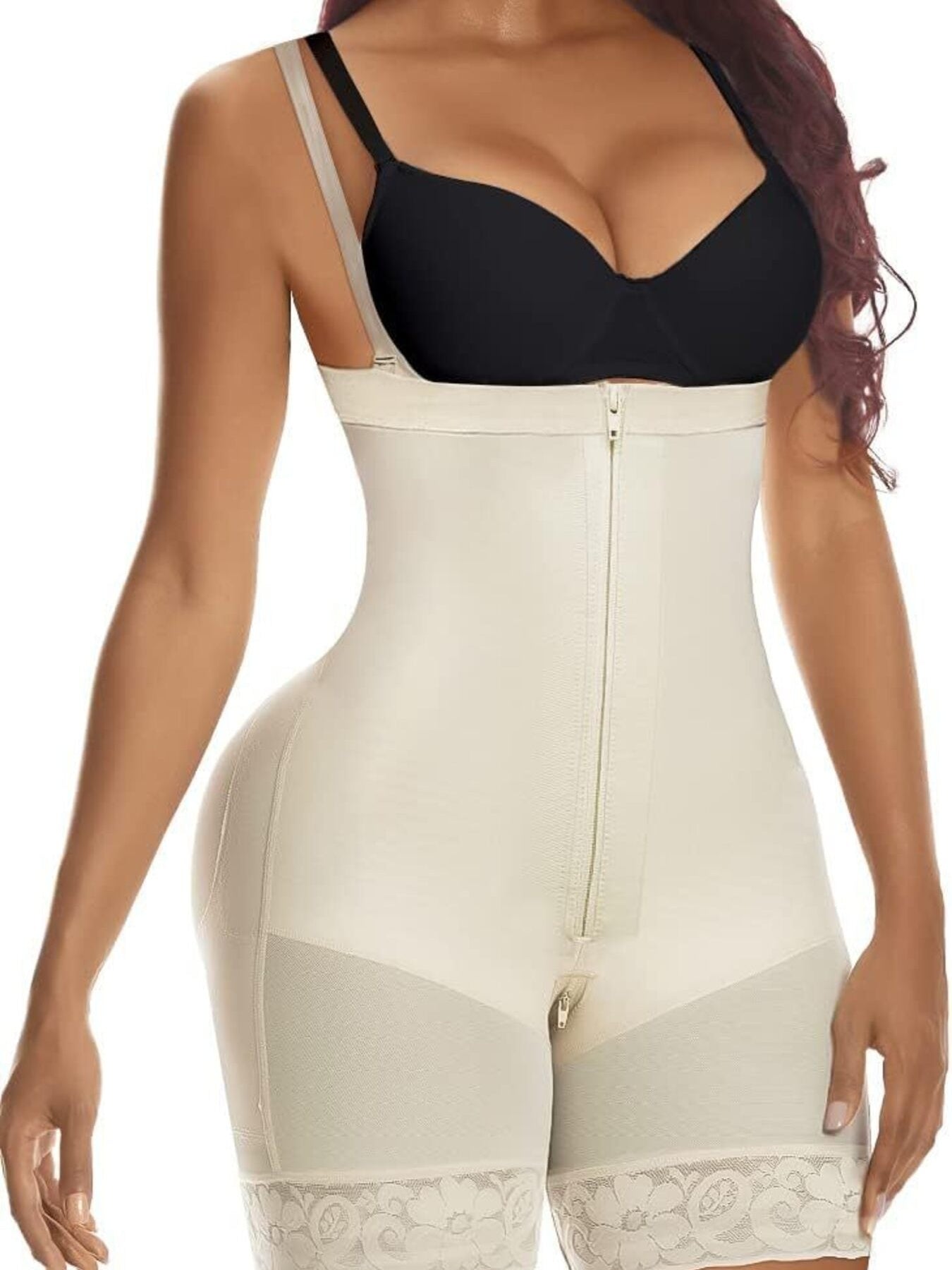 Full Size Full Body Zipper Shaping Bodysuit - Be Bliss Boutique