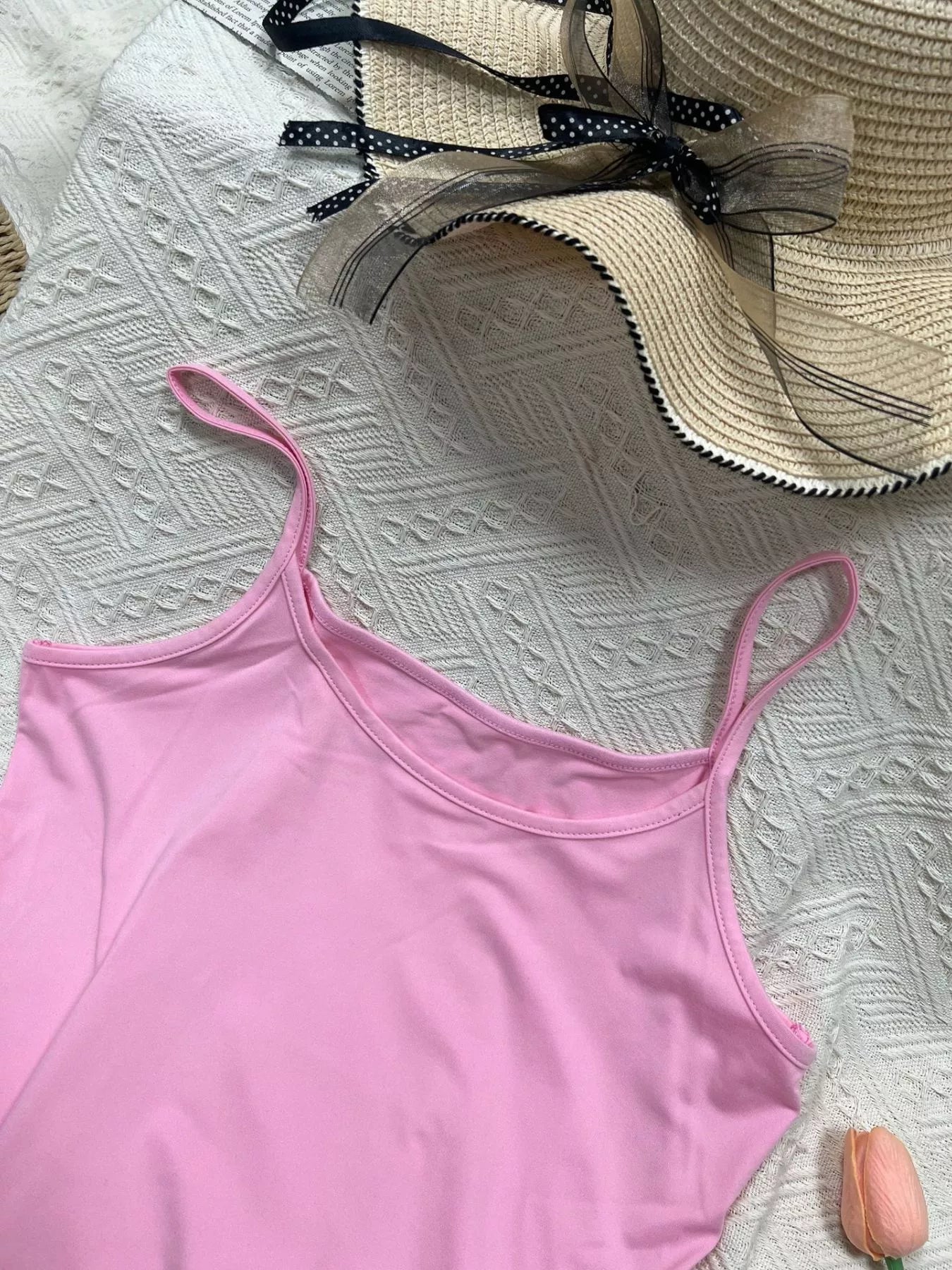 Solid Color Scoop Neck Cami - Be Bliss Boutique