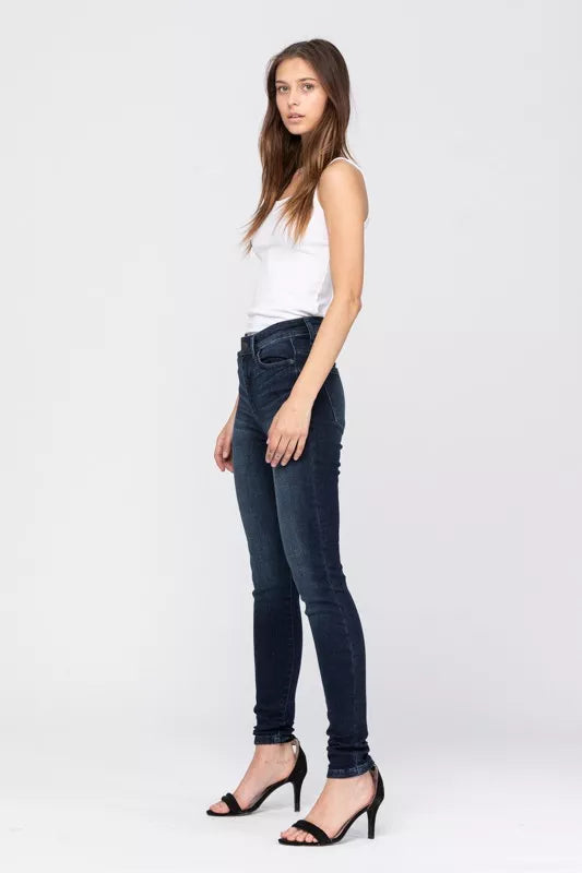 Judy Blue High Waist Washed Skinny Jeans - Be Bliss Boutique