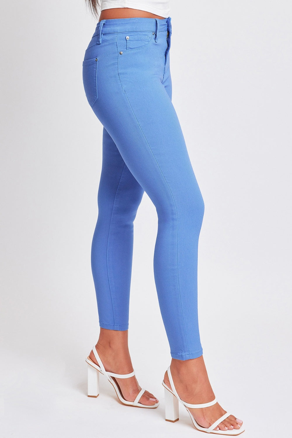 YMI Jeanswear Full Size Hyperstretch Mid-Rise Skinny Pants | Be Bliss Boutique