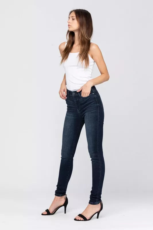Judy Blue High Waist Washed Skinny Jeans - Be Bliss Boutique