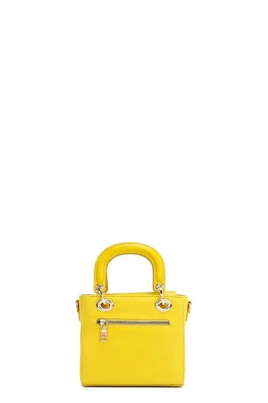 Nicole Lee USA Color Patch Handbag with Top Handle | Be Bliss Boutique