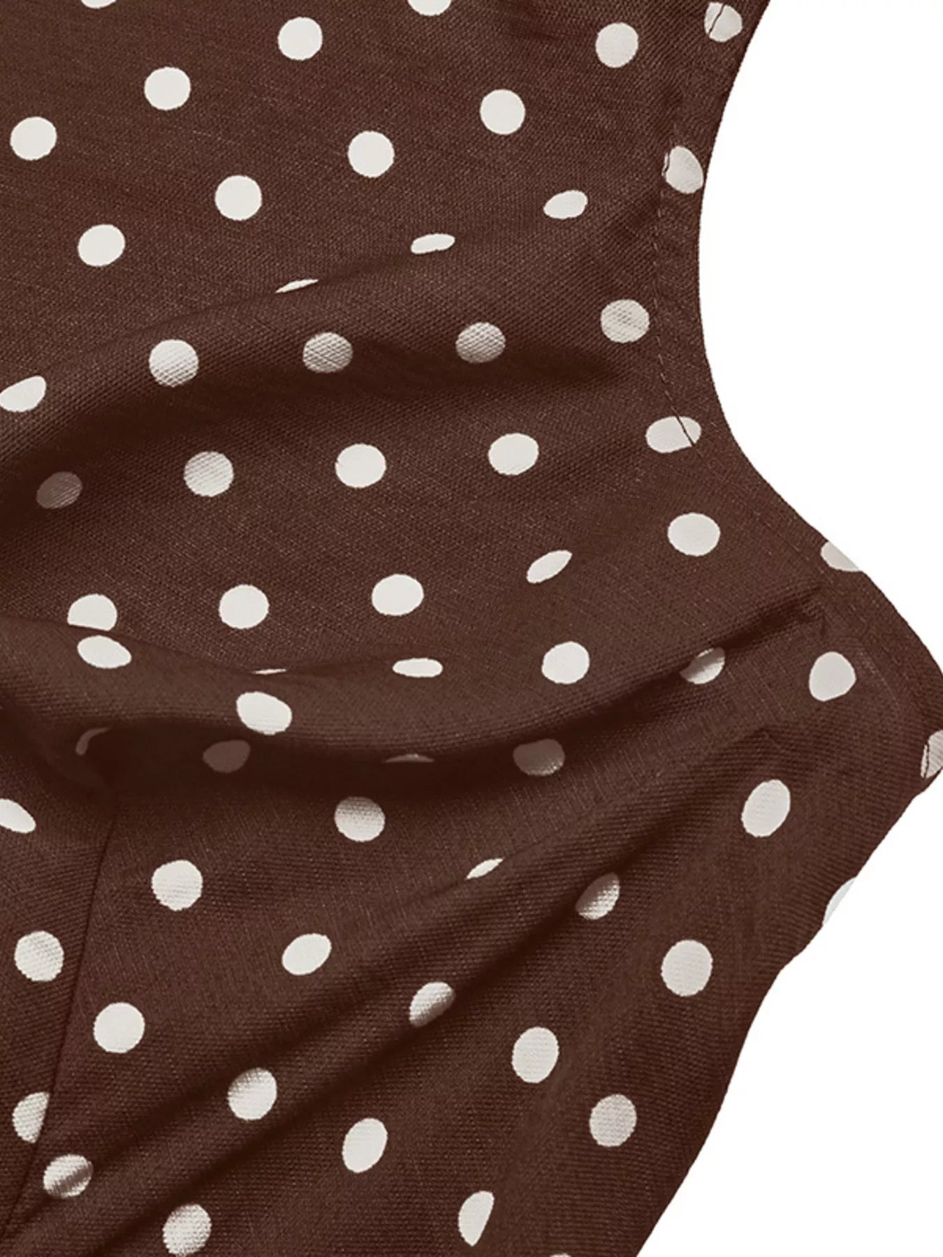 Polka Dot Halter Neck Dress - Be Bliss Boutique