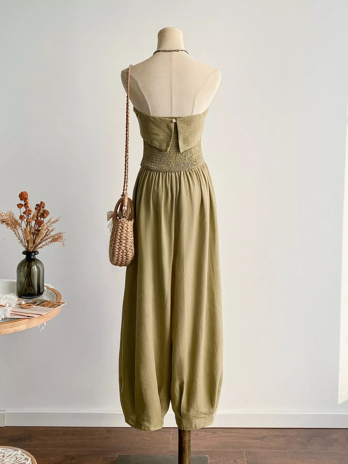 Wide Leg Tube Jumpsuit - Be Bliss Boutique
