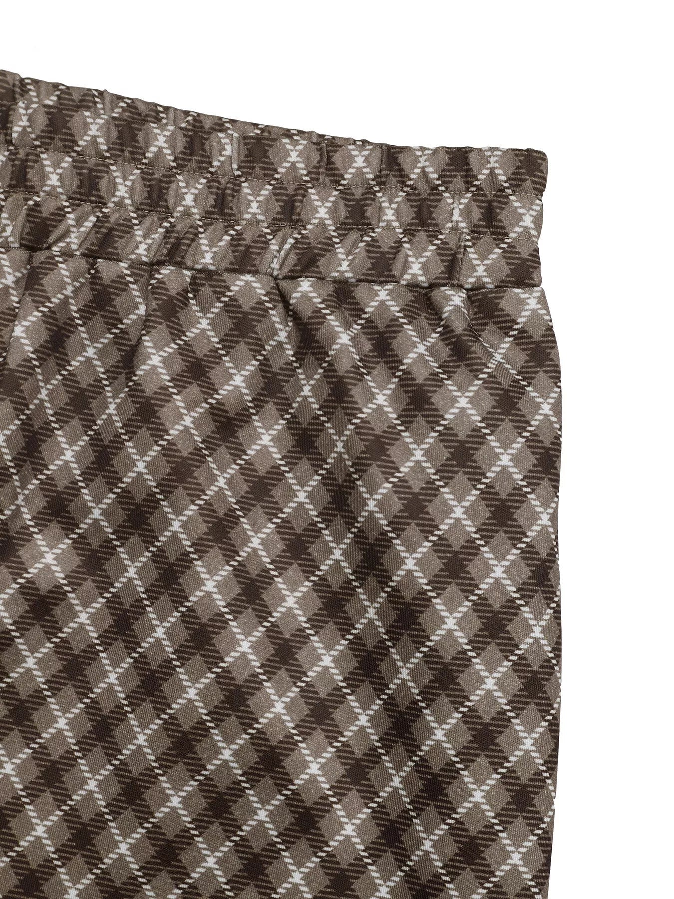 Plaid High-Waisted Wide Leg Pants - Be Bliss Boutique