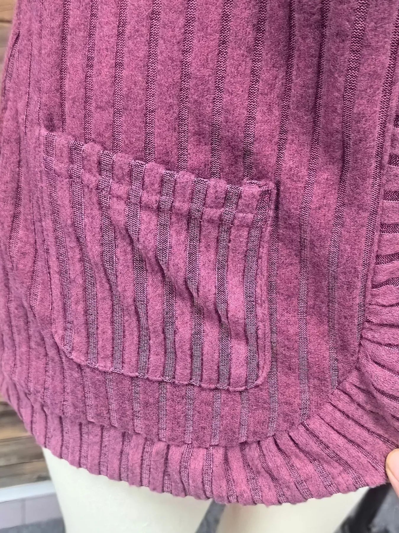 Ribbed Knit Open Front Cardigan -  Be Bliss Boutique