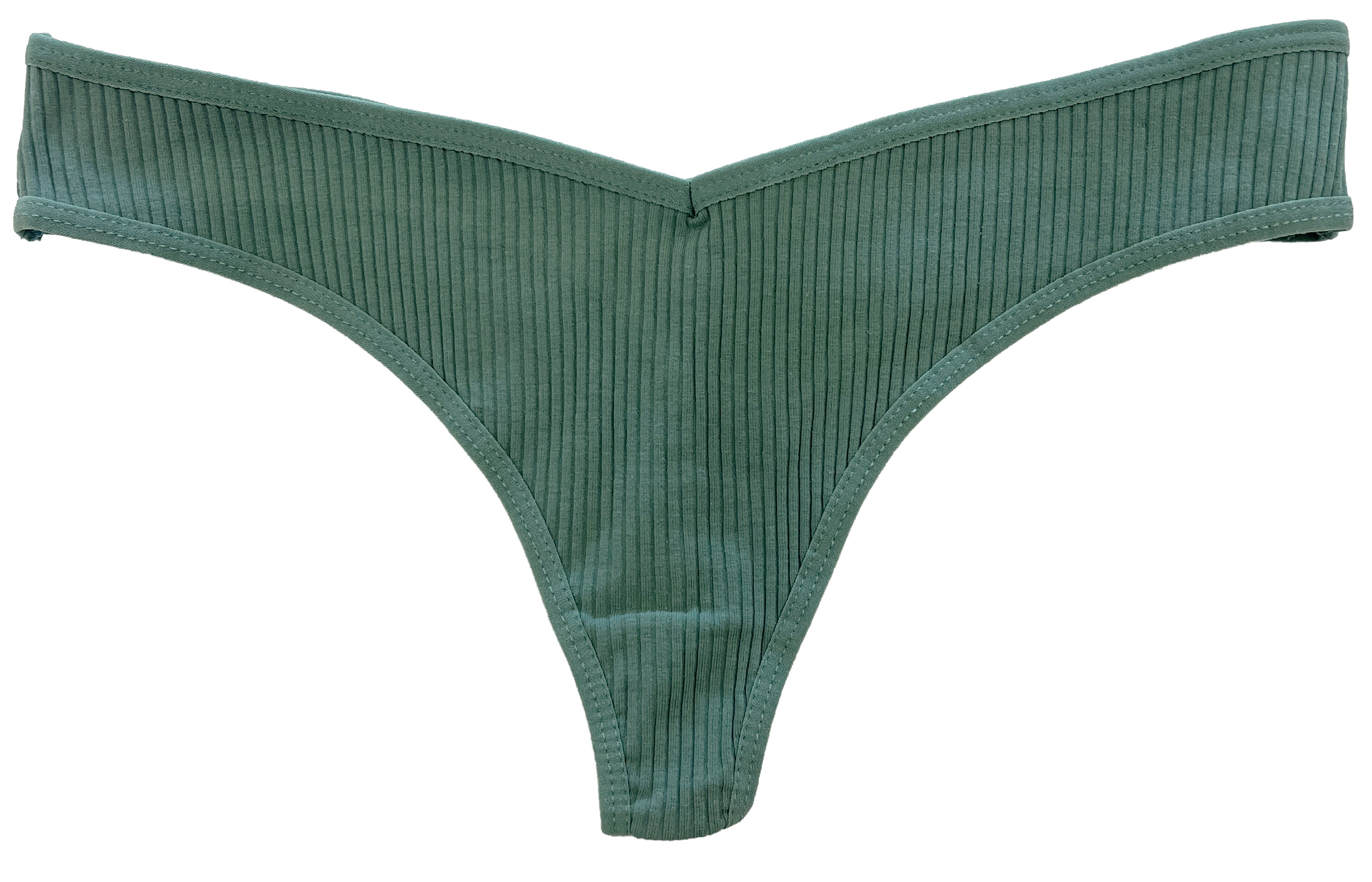 Cotton Rib Thong - Be Bliss Boutique