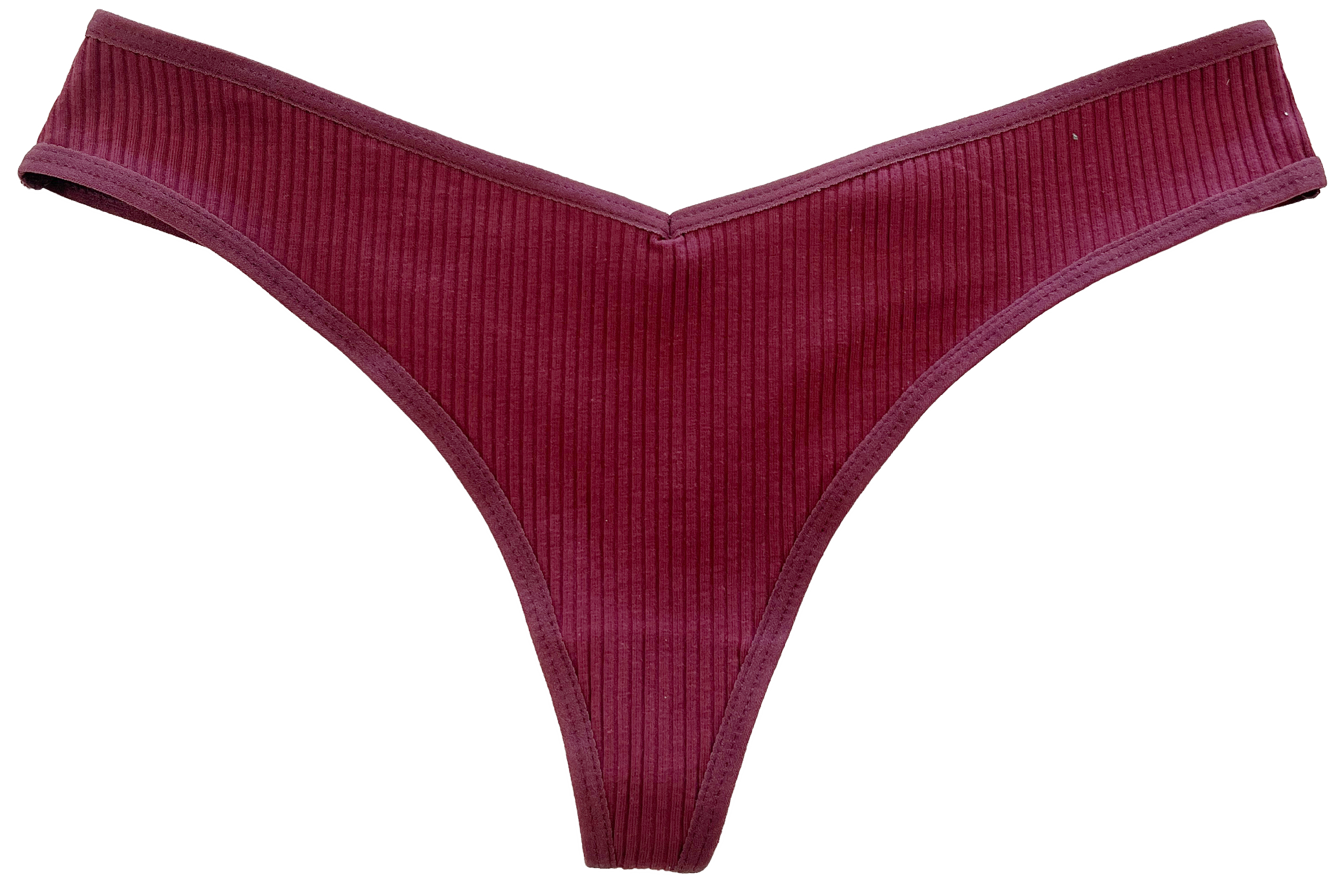 Cotton Rib Thong - Be Bliss Boutique